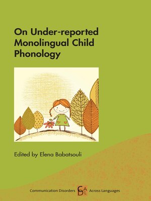 cover image of On Under-reported Monolingual Child Phonology